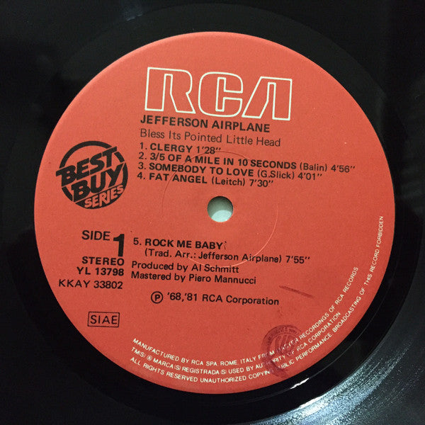 Jefferson Airplane – Bless Its Pointed Little Head