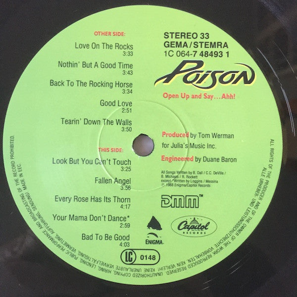 Poison - Open Up And Say ... Ahh!