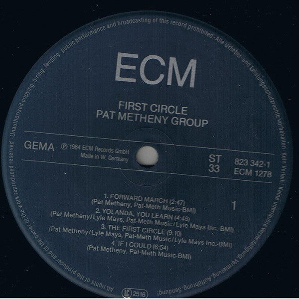 Pat Metheny Group - First Circle