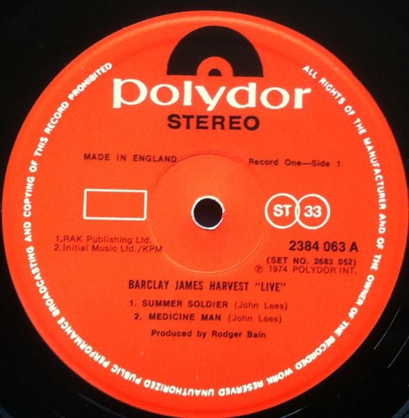 Barclay James Harvest - Live
