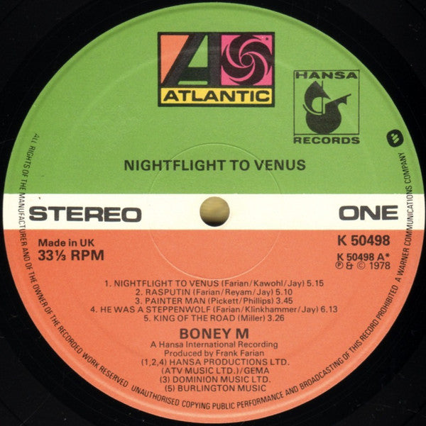 Boney M – Nightflight To Venus
