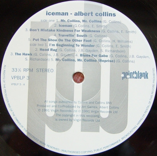 Collins, Albert - Iceman