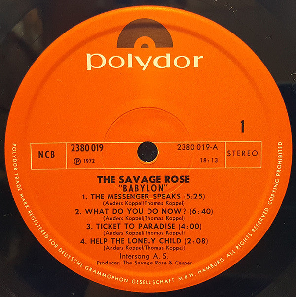 Savage Rose – Babylon
