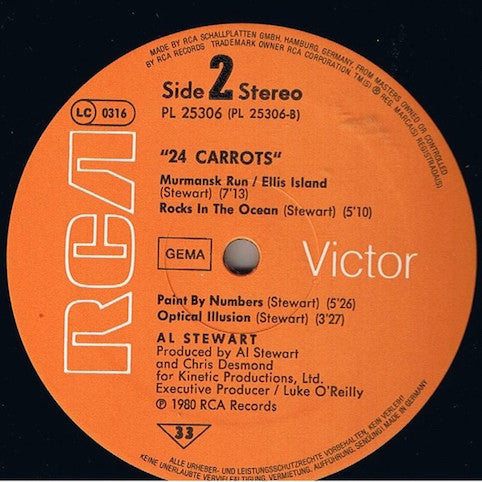 Stewart, Al – 24 Carrots