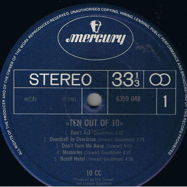10cc – Ten Out Of 10