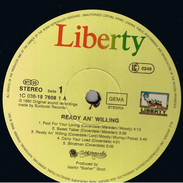 Whitesnake - Ready An' Willing