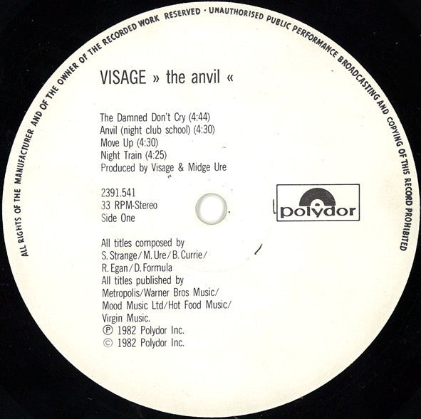 Visage – The Anvil