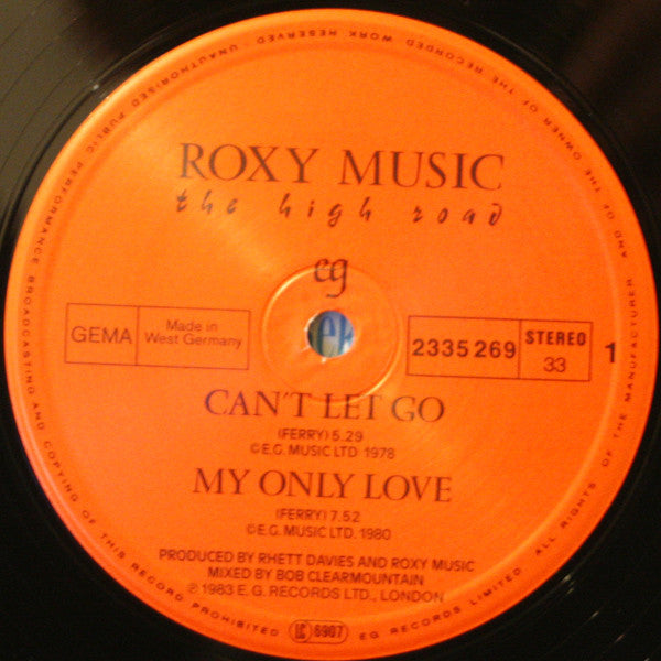Roxy Music - The High Road