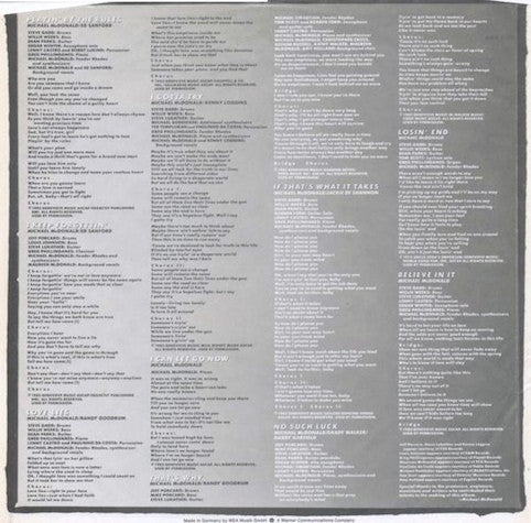 McDonald, Michael  – If That's What It Takes