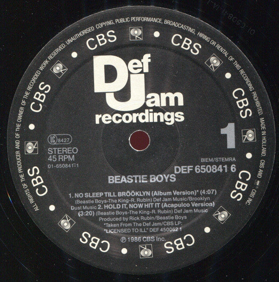 Beastie Boys – No Sleep Till Brooklyn