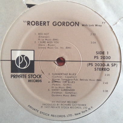 Gordon, Robert / Link Wray - Robert Gordon With Link Wray