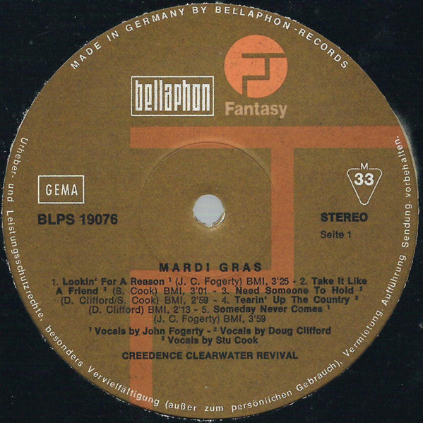 Creedence Clearwater Revival – Mardi Gras