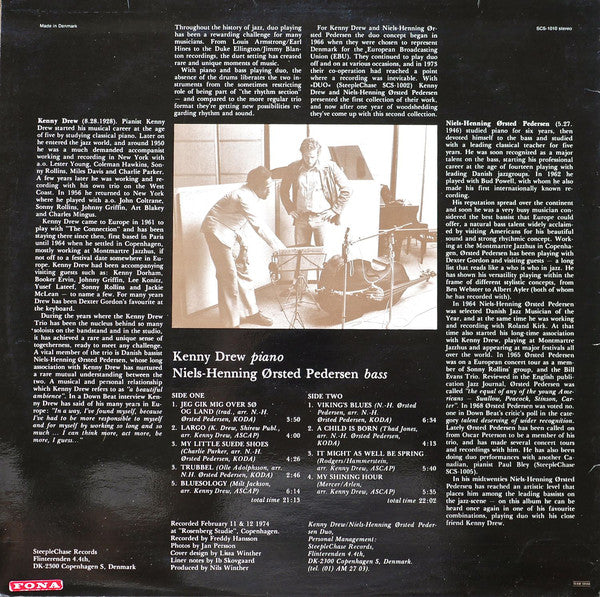 Drew/kenny/Niels Henning Ørsted Pedersen - Duo