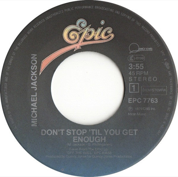 Jackson, Michael - Don't Stop Til You Get Enough