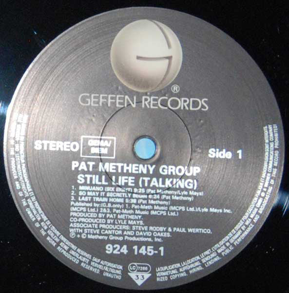 Pat Metheny Group - Still Life (Talking)