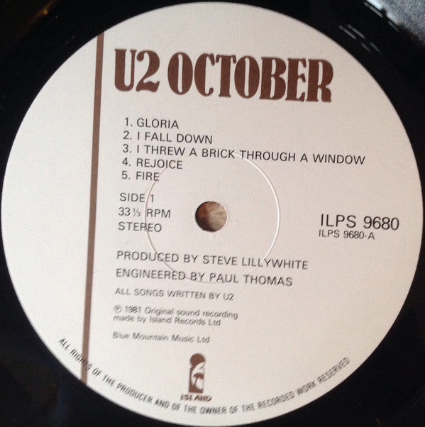 U2 - October