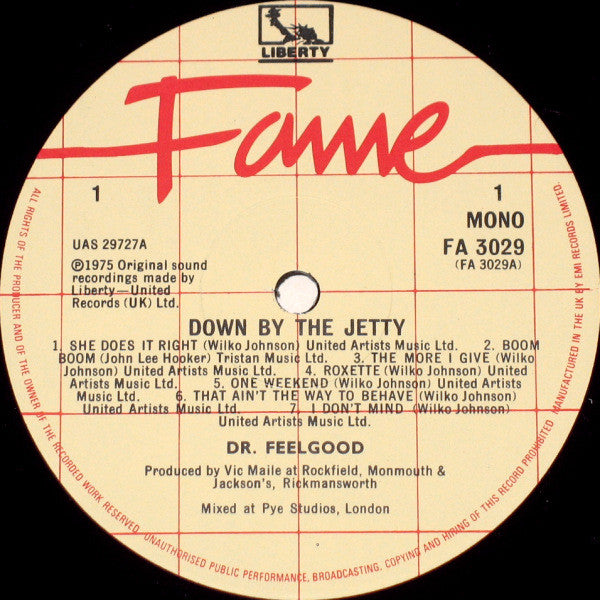 Dr. Feelgood - Down By The Jetty