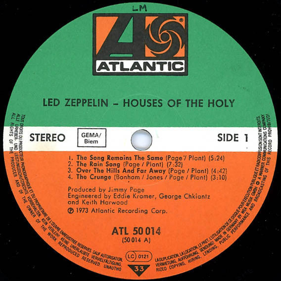 Led Zeppelin - Houses Of The Holy