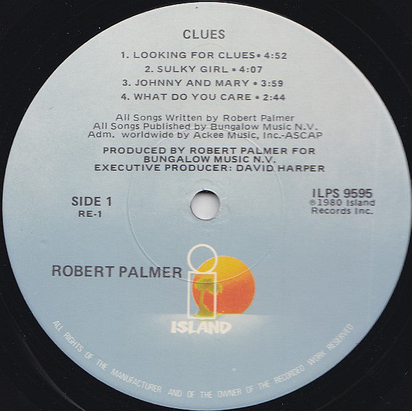 Palmer, Robert - Clues