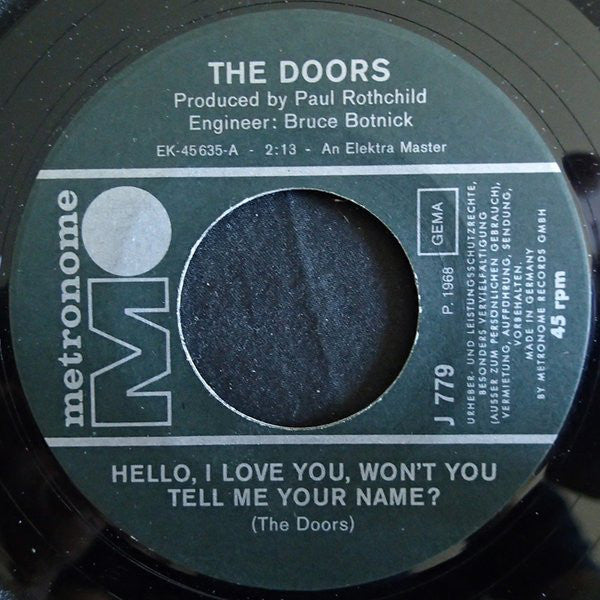 Doors – Hello, I Love You, Won't You Tell Me Your Name?
