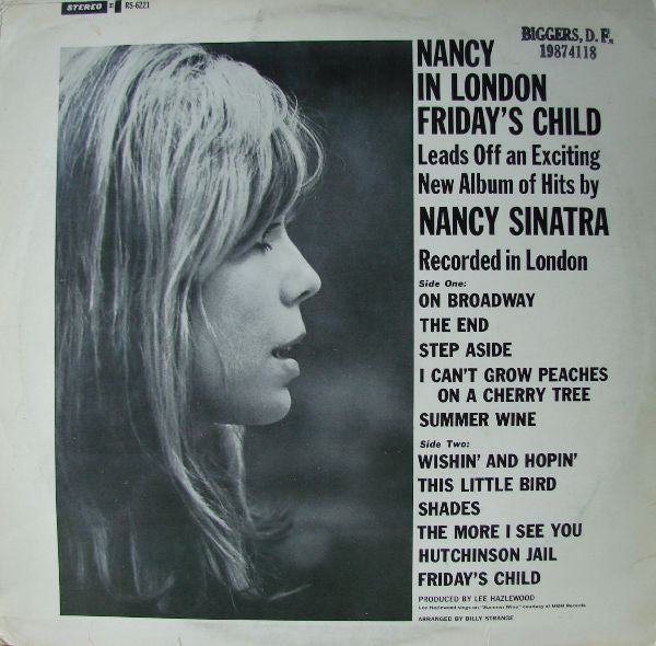 Sinatra, Nancy – Nancy In London