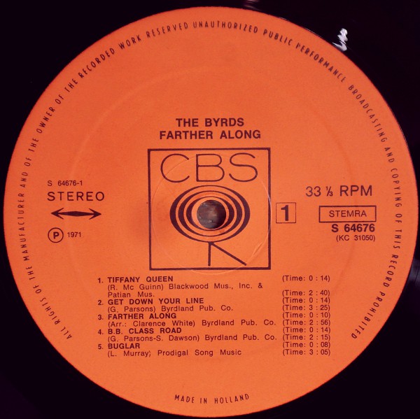 Byrds – Farther Along