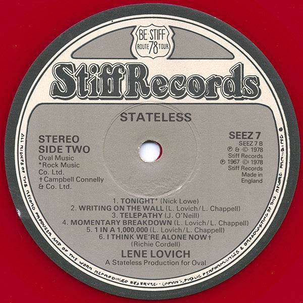 Lovich, Lene - Stateless