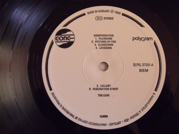 Cure - Disintegration