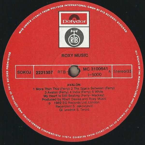 Roxy Music – Avalon