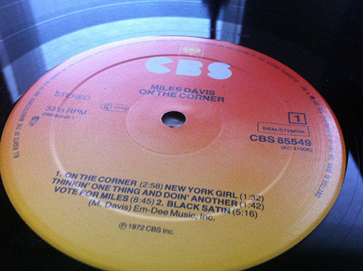Davis, Miles – On The Corner