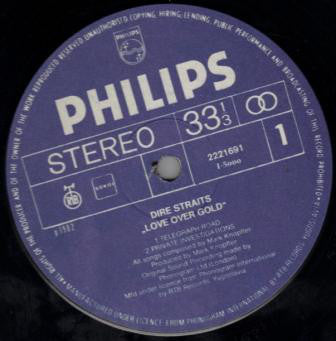 Dire Straits - Love Over Gold