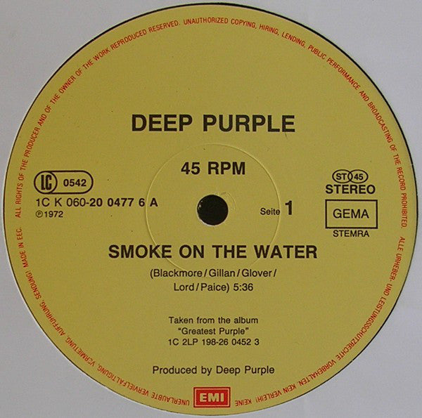 Deep Purple – Smoke On The Water