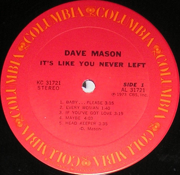 Mason, Dave - It's Like You Never Left
