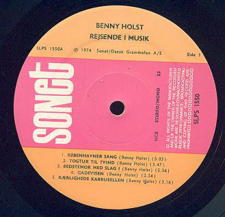 Holst, Benny – Rejsende I Musik