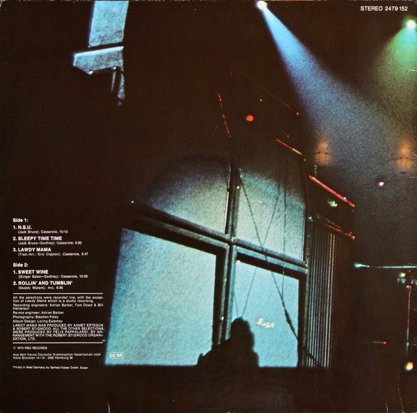 Cream – Live Cream