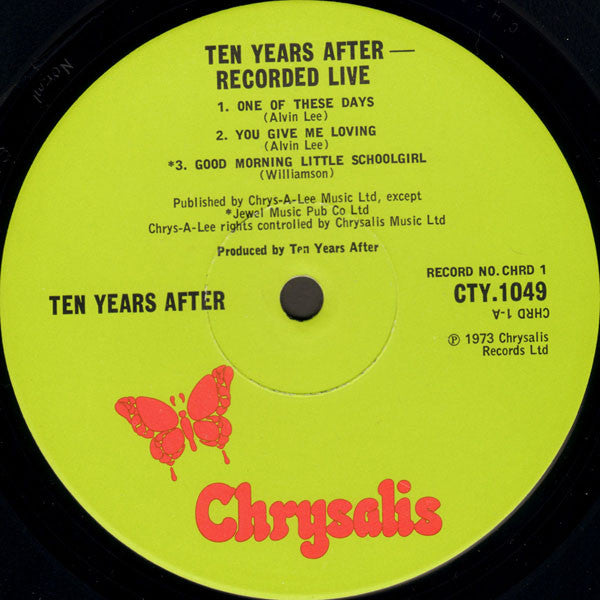 Ten Years After - Recorded Live
