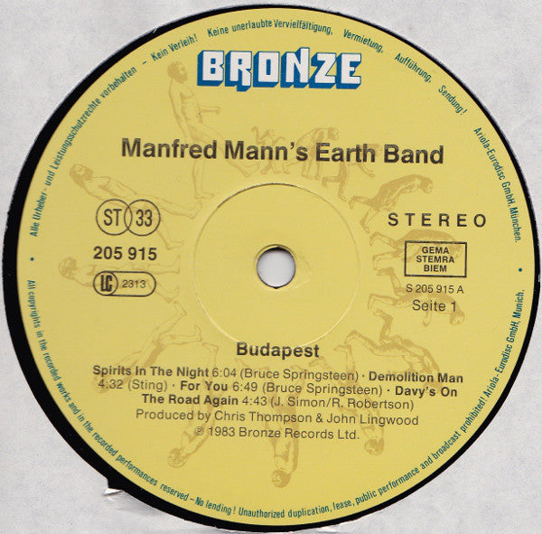 Manfred Mann's Earth Band – Budapest (Live)