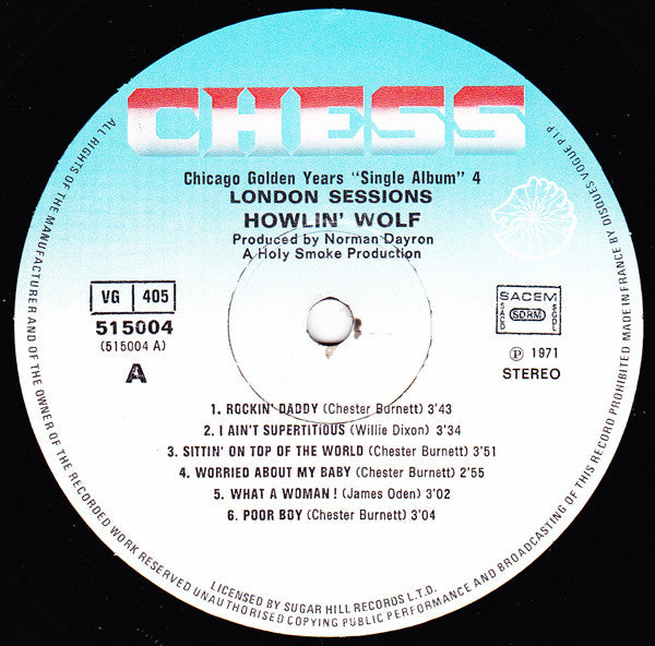 Howlin' Wolf - The London Howlin' Wolf Sessions