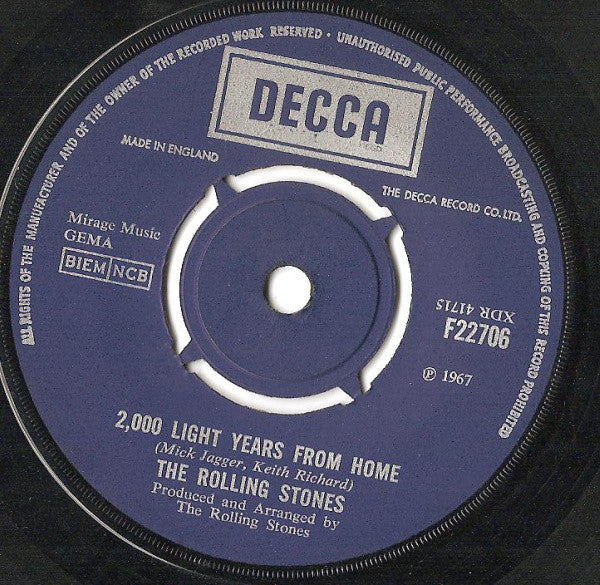 Rolling Stones - 2000 Light Years From Home