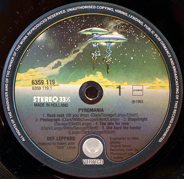 Def Leppard - Pyromania