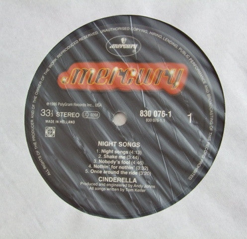 Cinderella – Night Songs