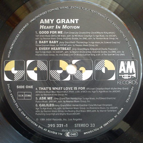 Amy Grant – Heart In Motion
