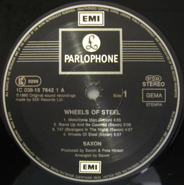 Saxon - Wheels Of Steel