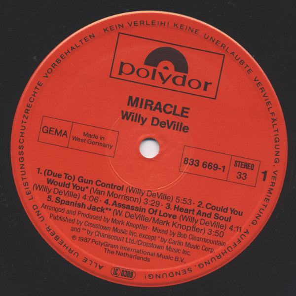 Willy DeVille – Miracle