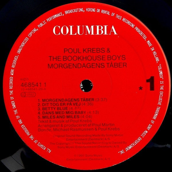 Poul Krebs & The Bookhouse Boys – Morgendagens Tåber