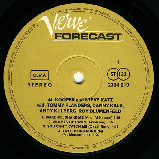 Kooper, Al And Steve Katz - With Flanders, Kalb et al