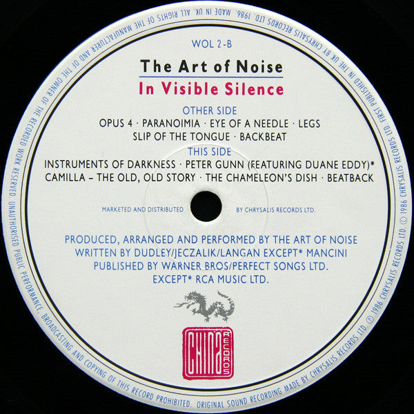 Art Of Noise – In Visible Silence