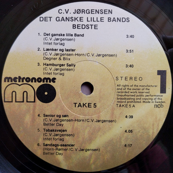 C. V. Jørgensen – Det Ganske Lille Bands Bedste