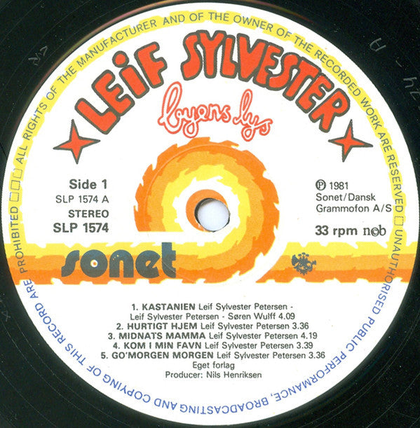 Sylvester, Leif – Byens Lys