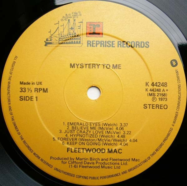 Fleetwood Mac - Mystery To Me